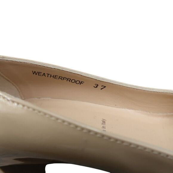 Ron White Shoes Womens 37 Pumps Square Toe Block Heel Patent Leather Lizbeth Tan - Picture 3 of 16